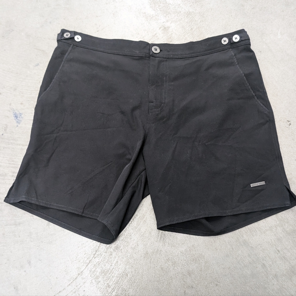Parke And Ronen Black Casual Shorts, Size 34